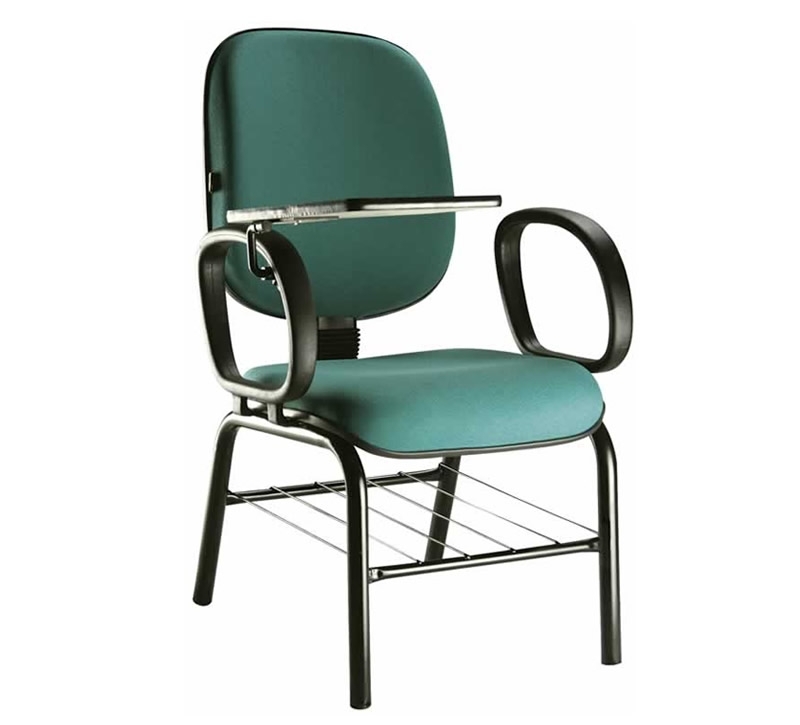 Cadeira com Braço Pari - Cadeira Escolar com Prancheta Frontal Regulável