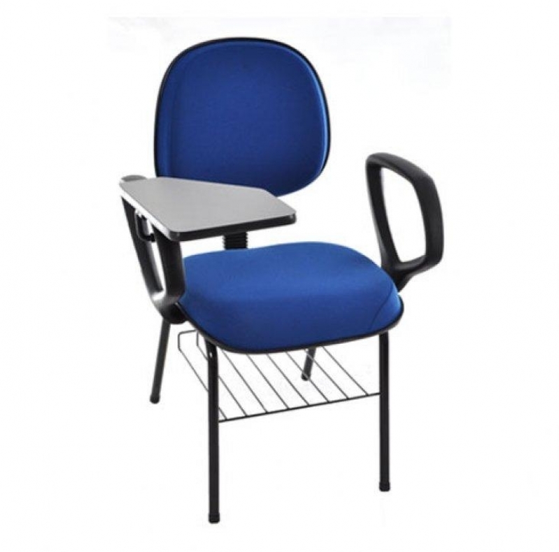 Cadeira Escolar com Prancheta José Bonifácio - Cadeira Escolar Estofada