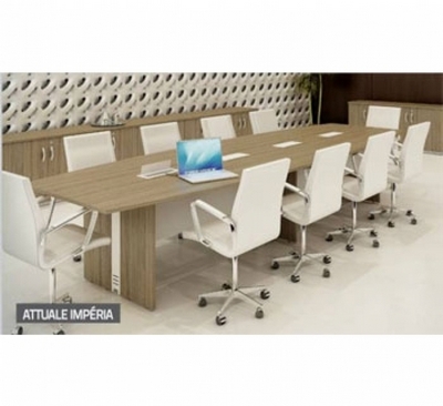 Comprar Mesa de Reunião Moderna Raposo Tavares - Mesa de Reunião com 6 Cadeiras